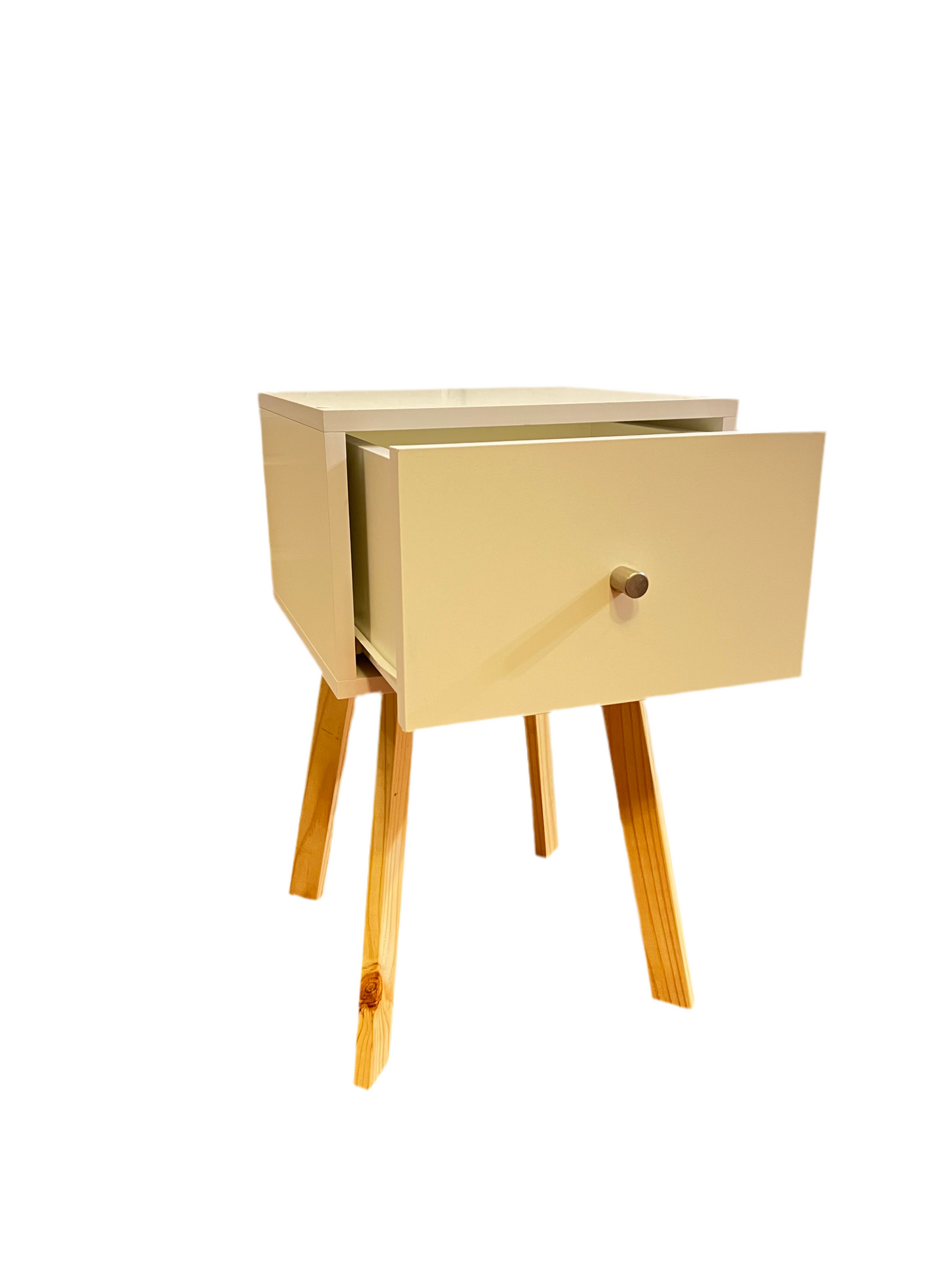 Velador nordico con cajon